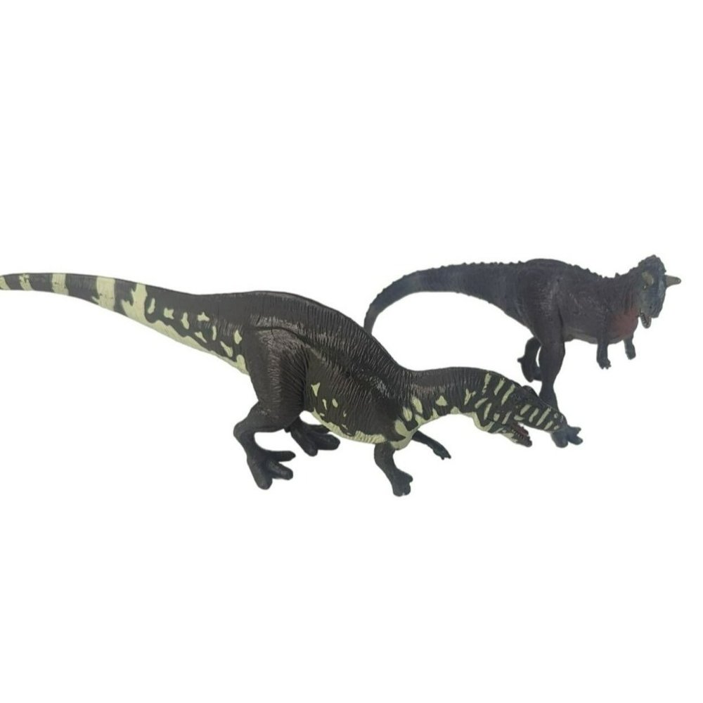 Terra by Battat Acrocanthosaurus Atokensis and Carnotaurus Toy Dinosaurs